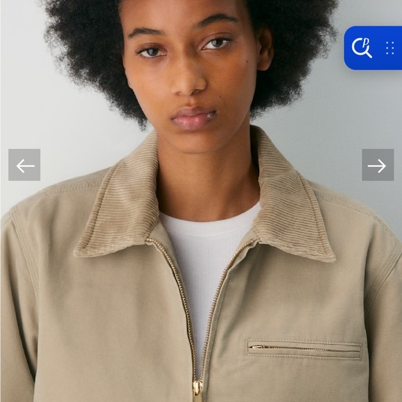 Aritzia TNA Tan Barkley workwear Jacket for Women M - Picture 6 of 6